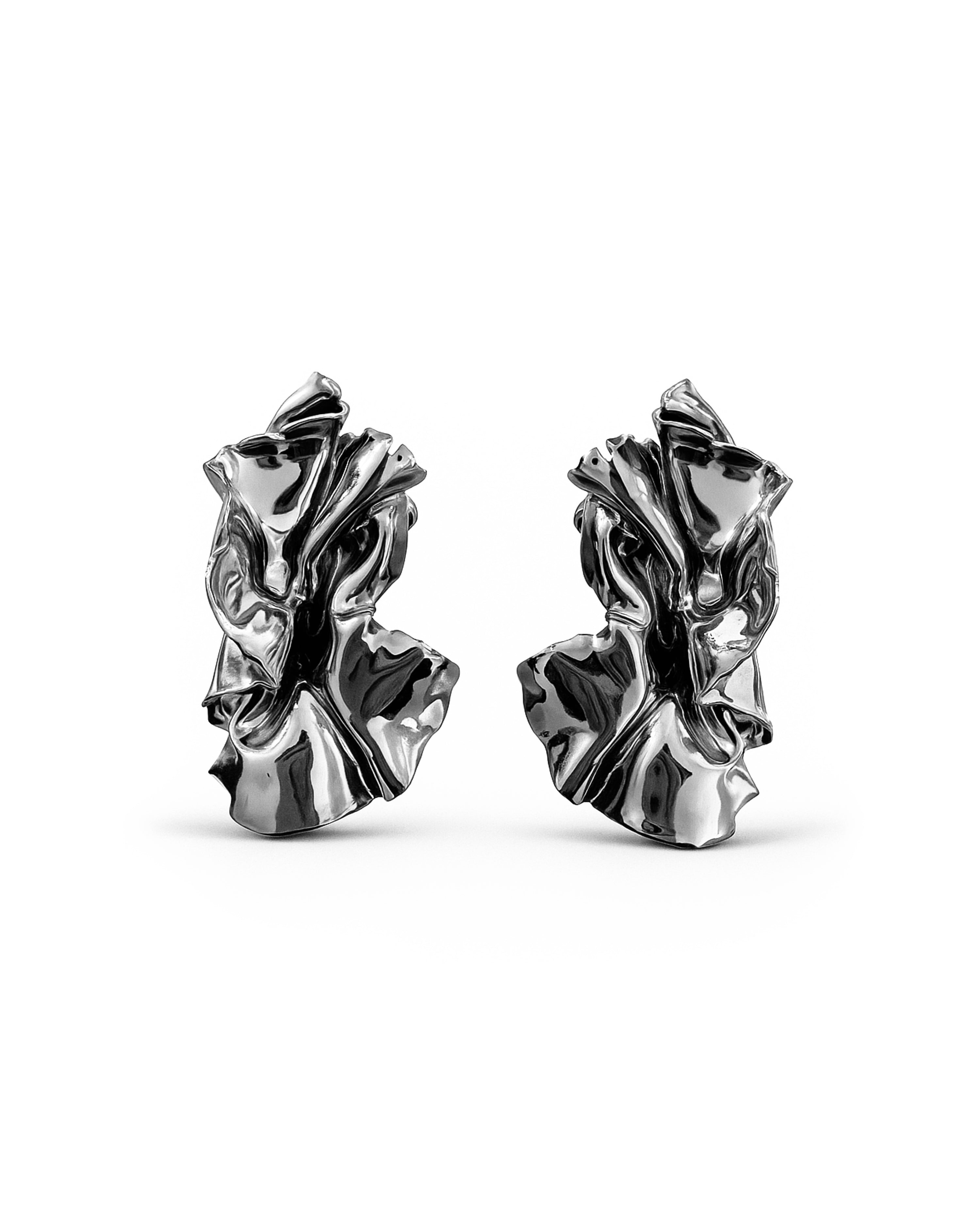 3D PRINTED SCULPTURE EARRINGS