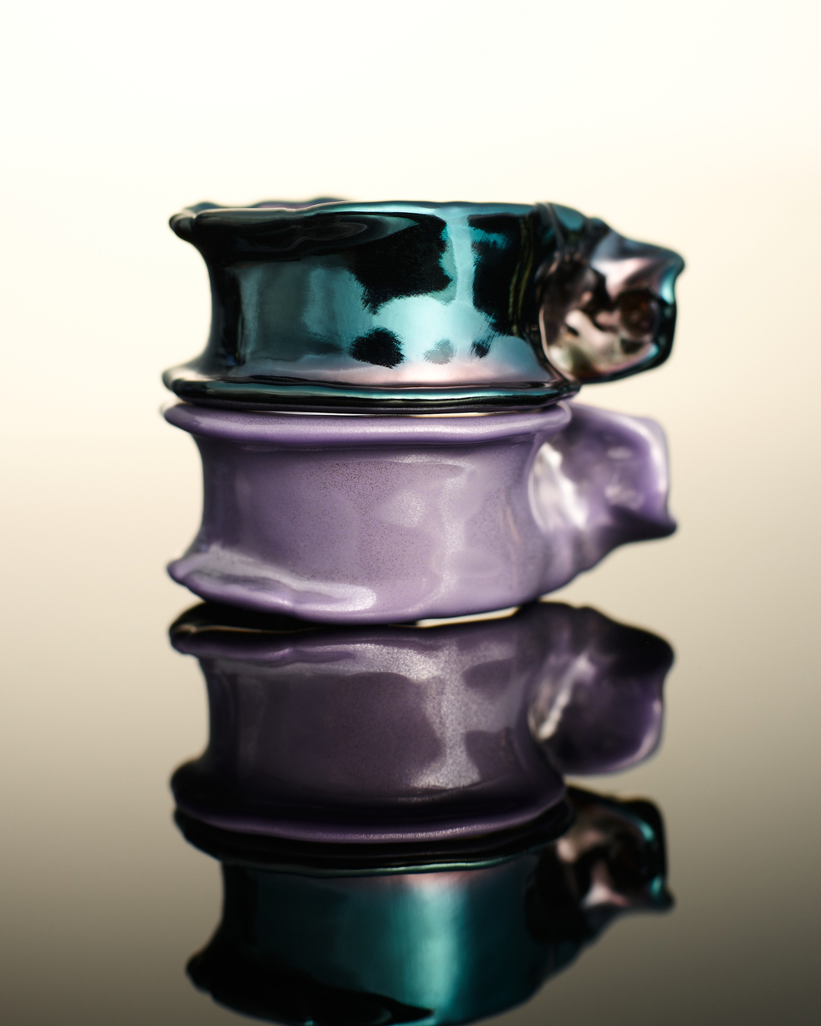 3D PRINTED FAÏENCE HOOPS – Mixed Colors