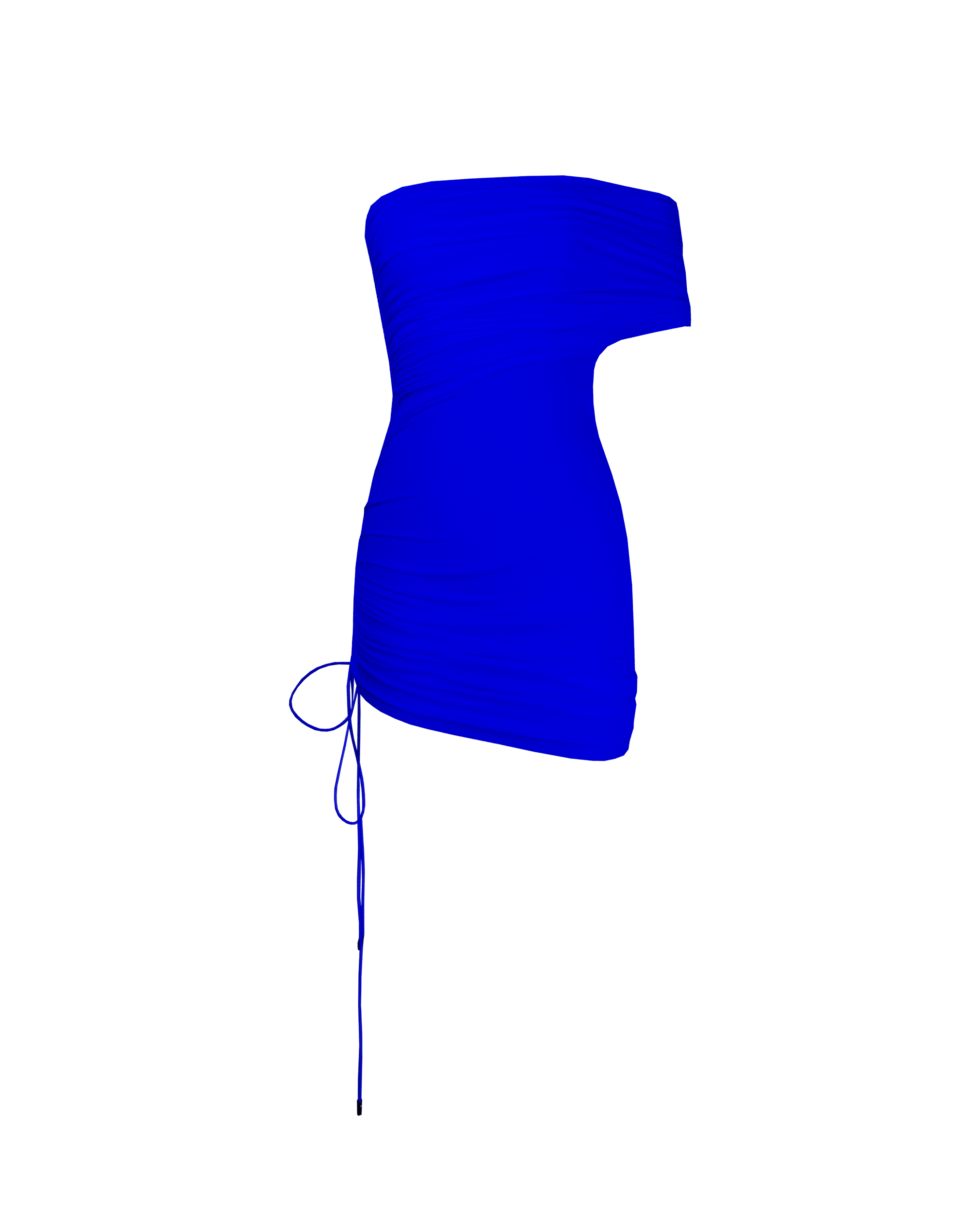 COLOR MAJOLICA LACED MINI DRESS