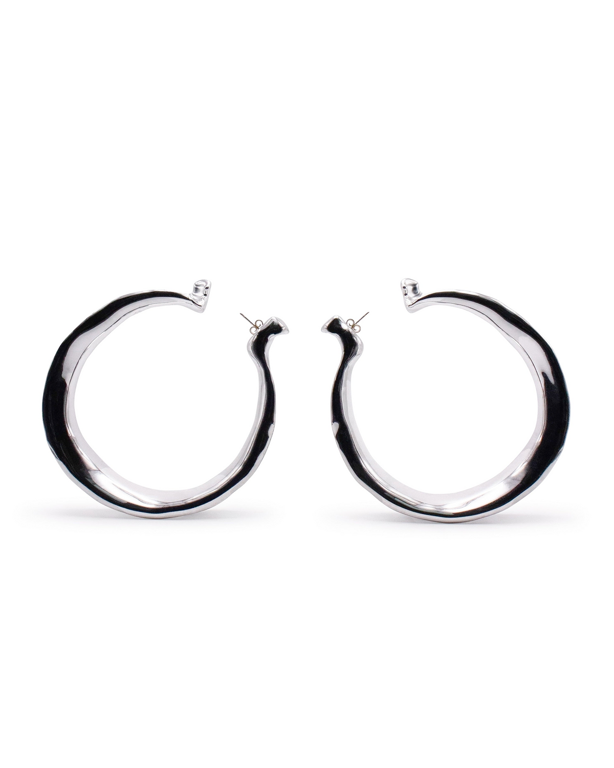 LARGE FAÏENCE HOOPS SILVER