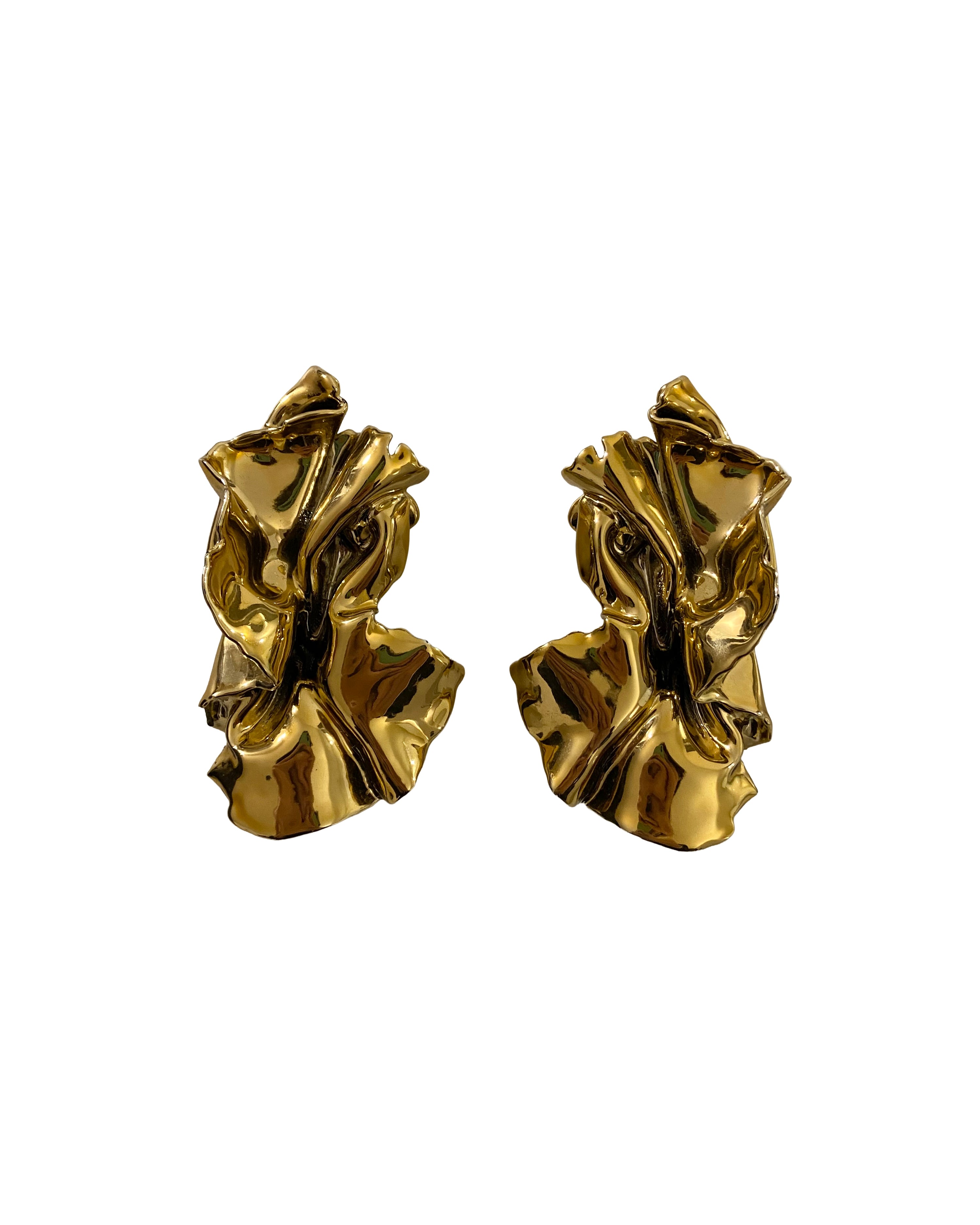 3D PRINTED SCULPTURE EARRINGS