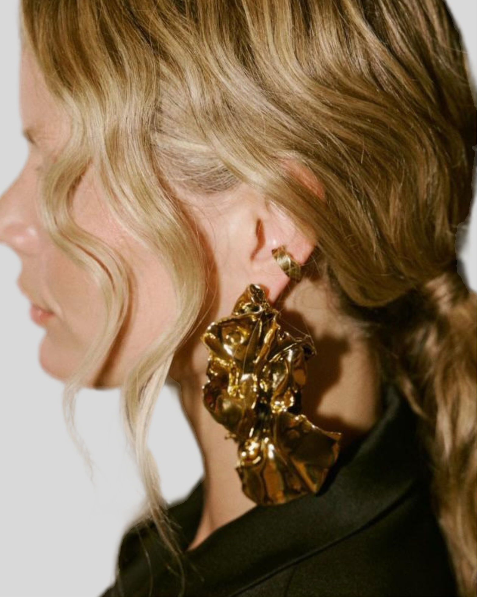 LARGE MAJOLICA EARRINGS
