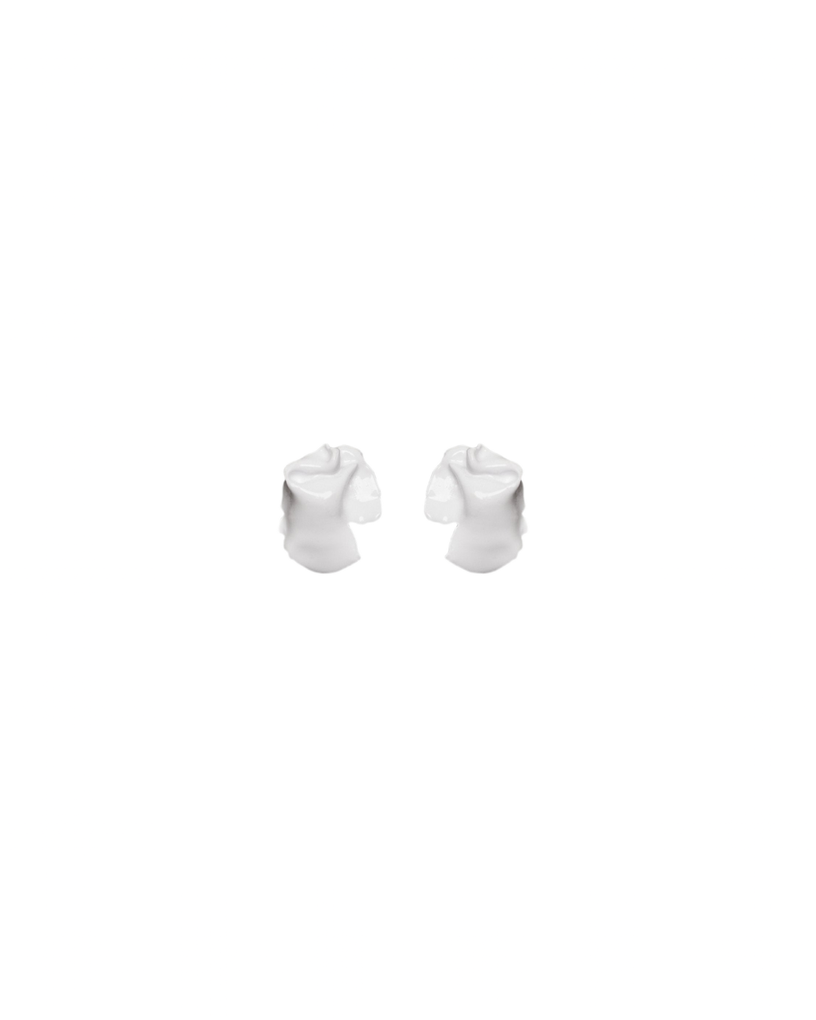 3D PRINTED FAIENCE EARRINGS
