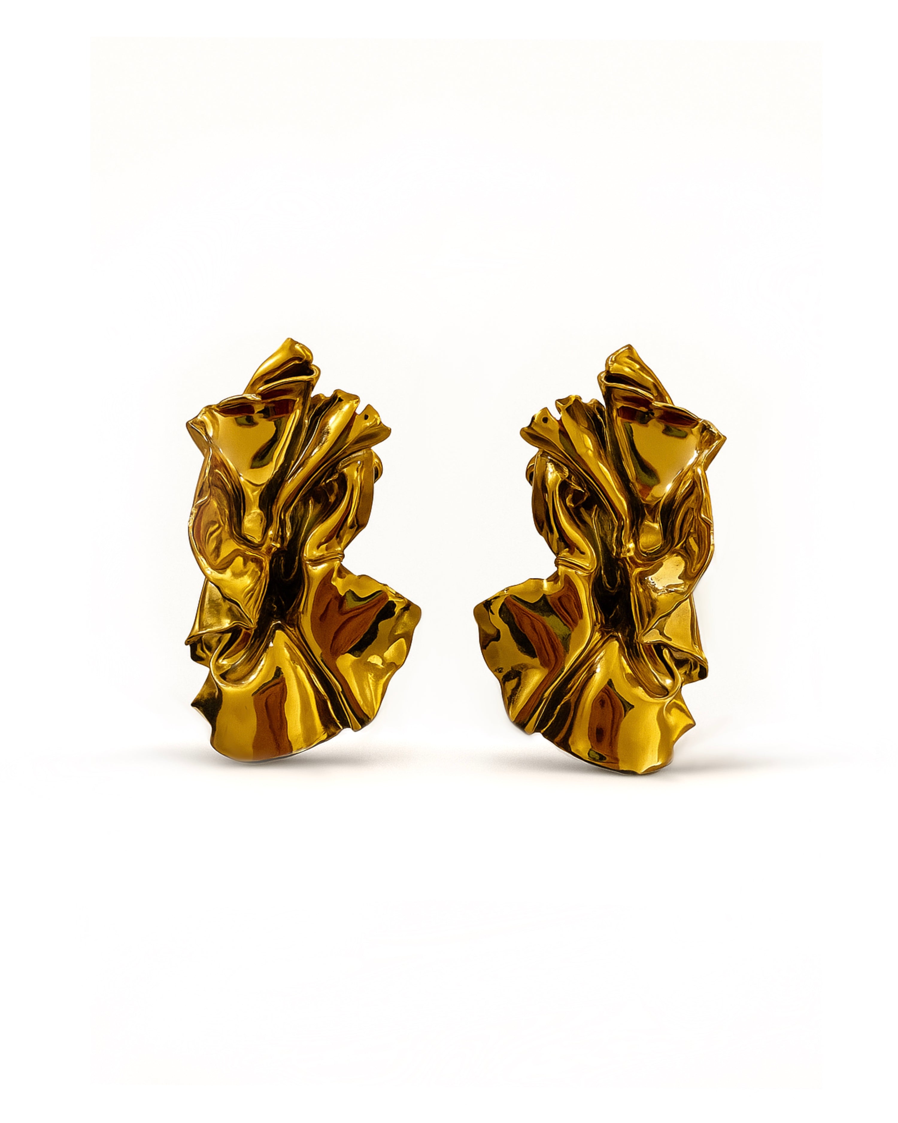 3D PRINTED SCULPTURE EARRINGS