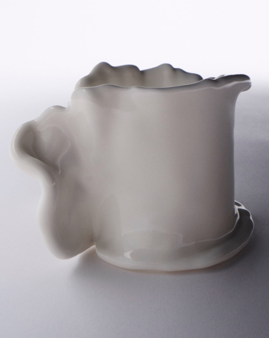 Sculptural Faïence Cuff