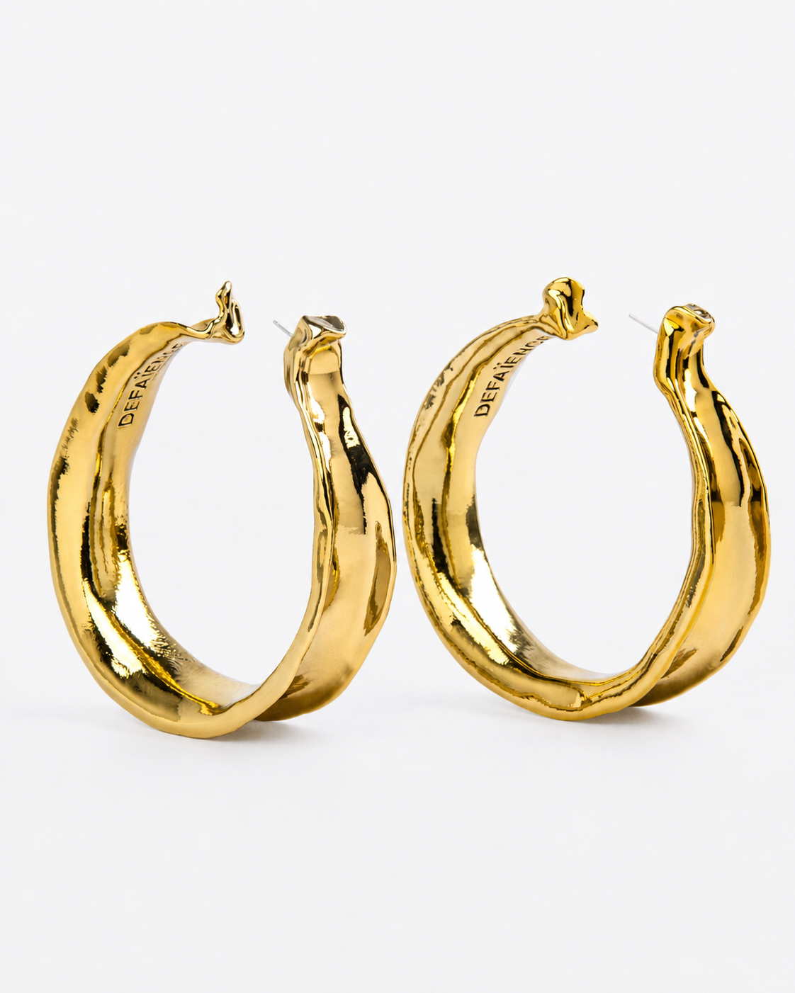Faience Grand Hoops - Studio Edition