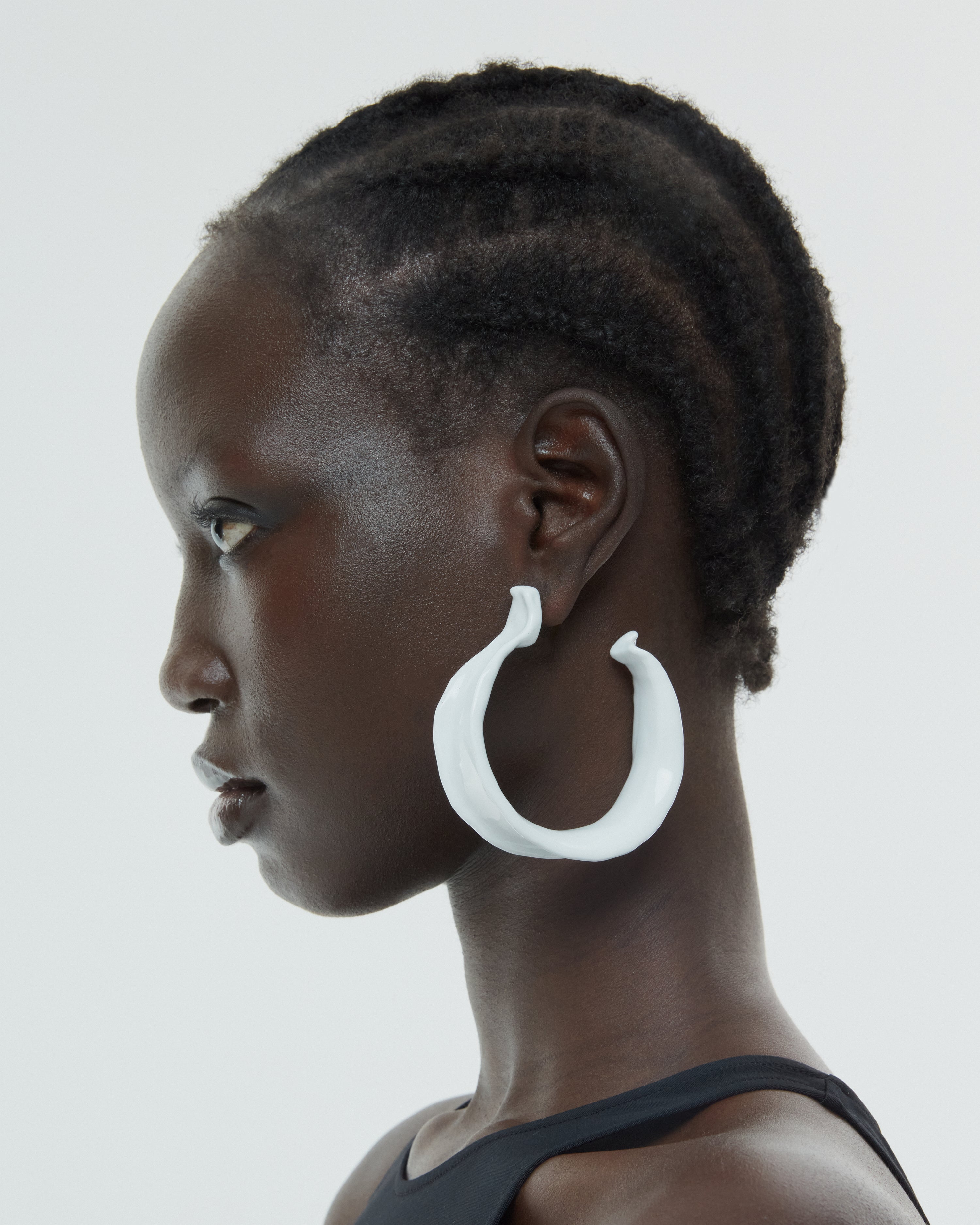 MEDIUM FAÏENCE HOOPS