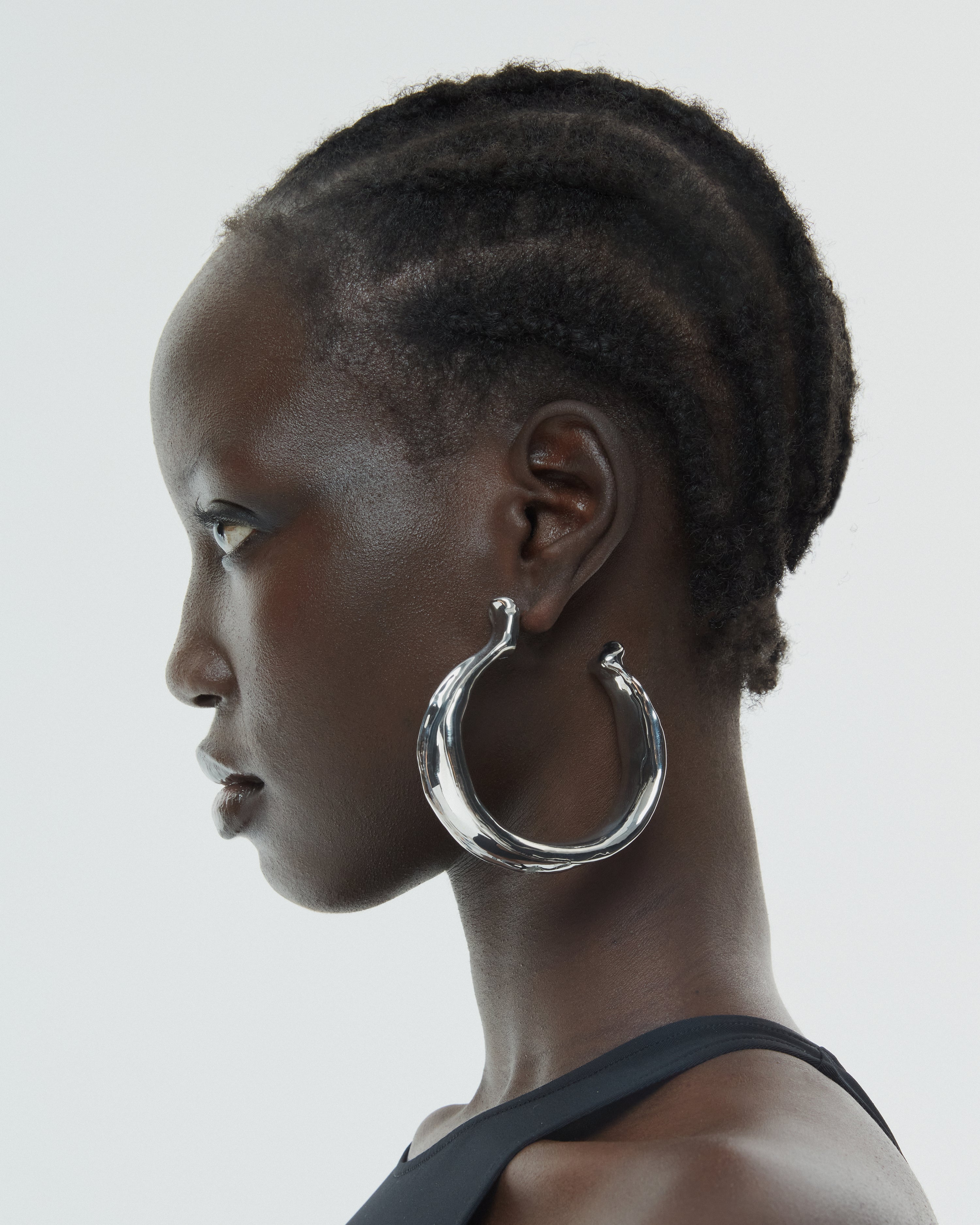 MEDIUM FAÏENCE HOOPS