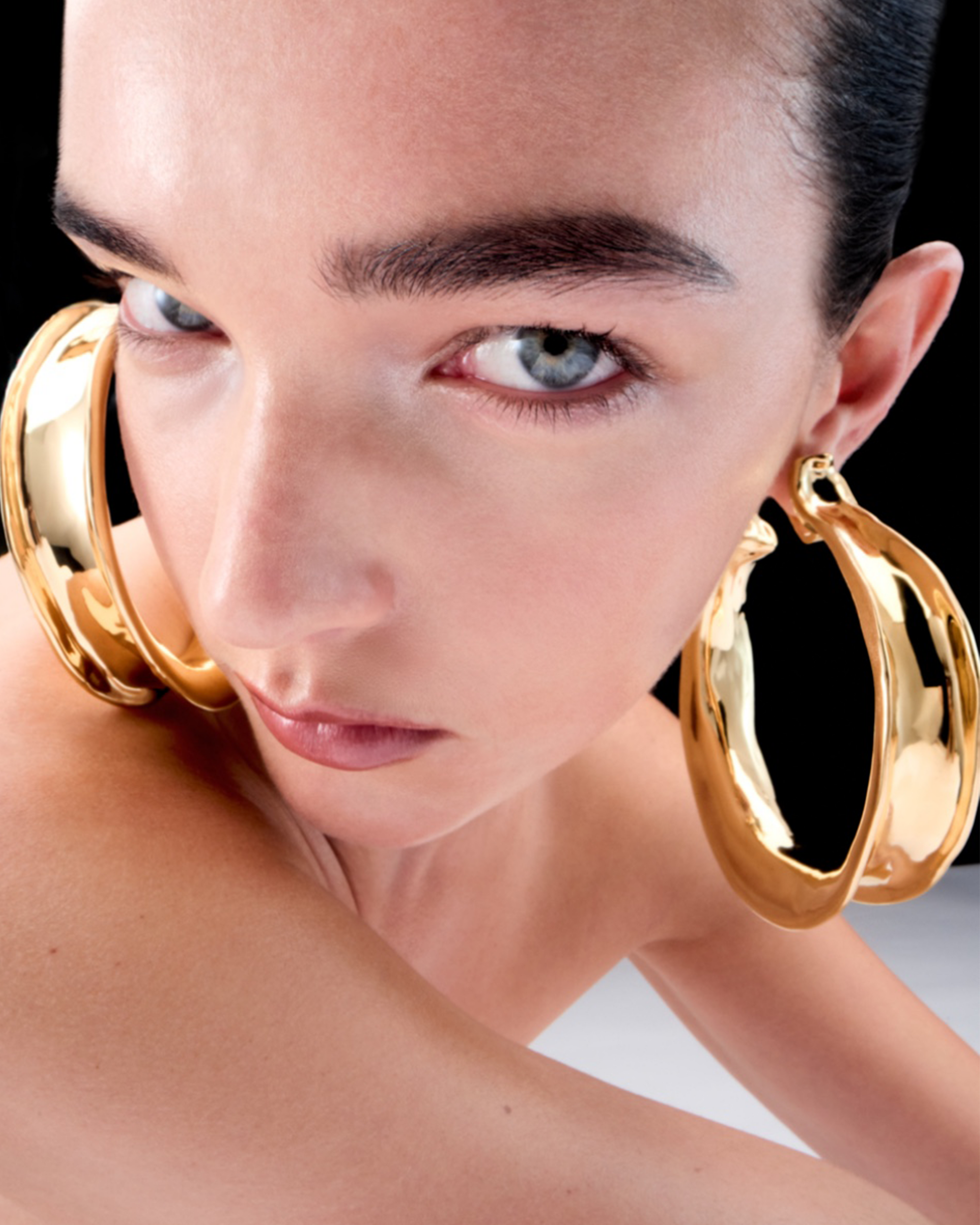 MEDIUM FAÏENCE HOOPS