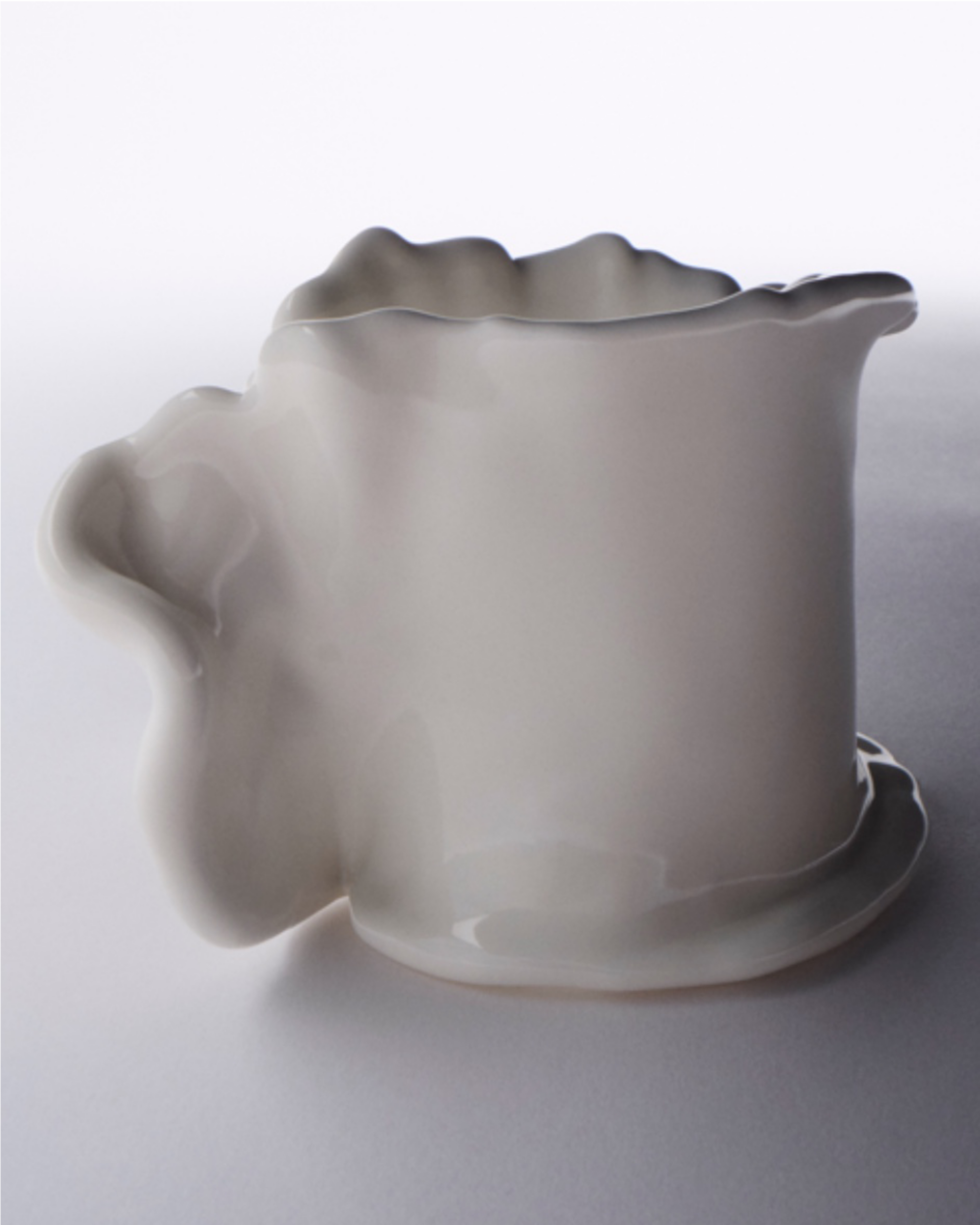 Sculptural Faïence Cuff