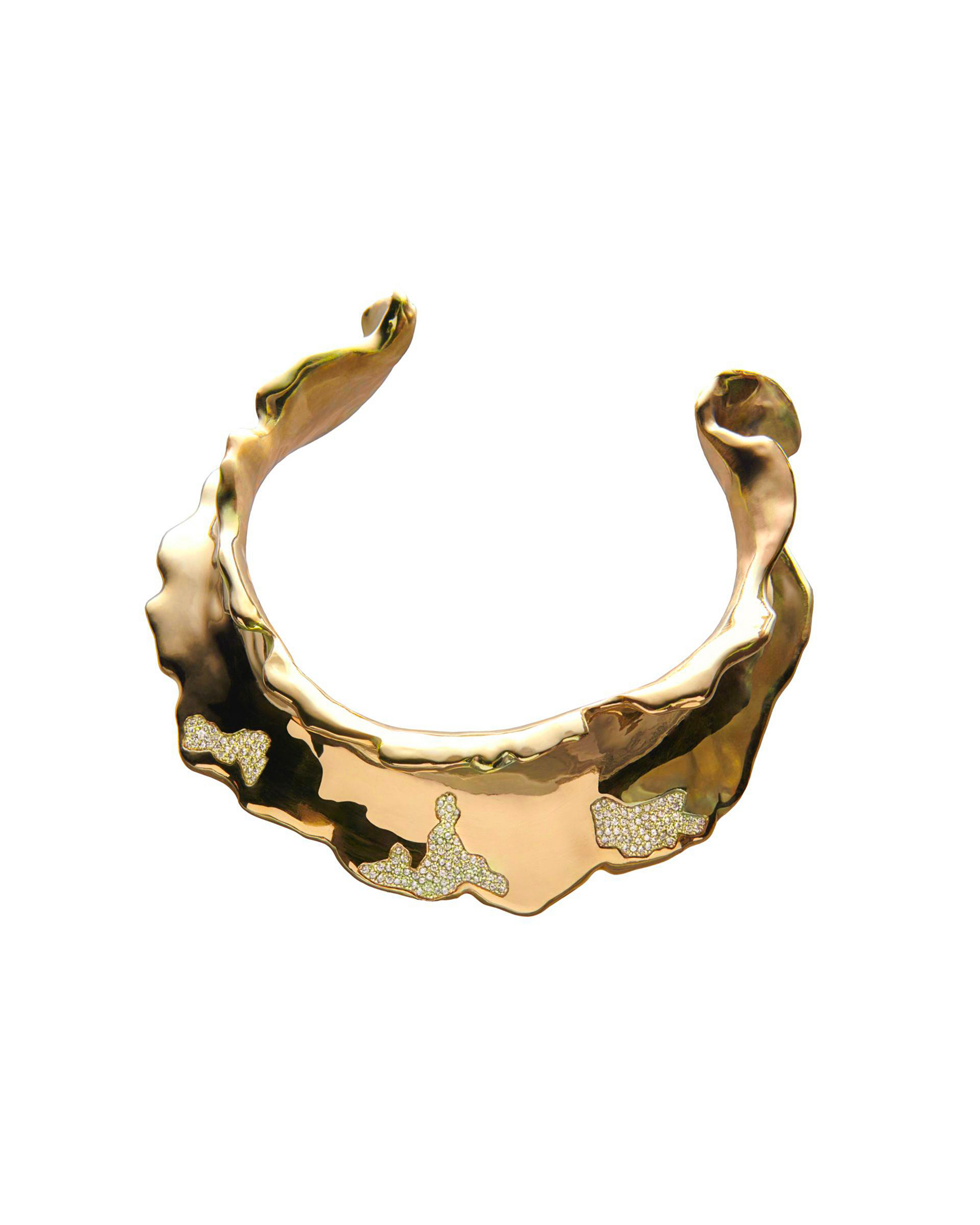 FAÏENCE PAVÉ NECKLACE